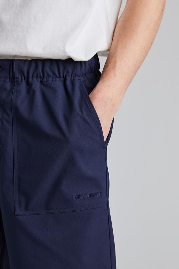 Norse Projects Ezra Fatigue Solotex Twill Shorts Dk Navy-5